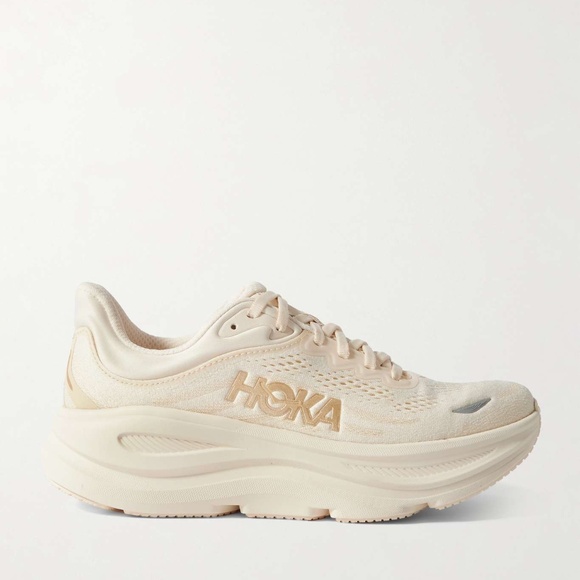 HOKA ONE ONE Bondi 9 rubber-trimmed jacquard-mesh sneakers - Picture 1 of 11